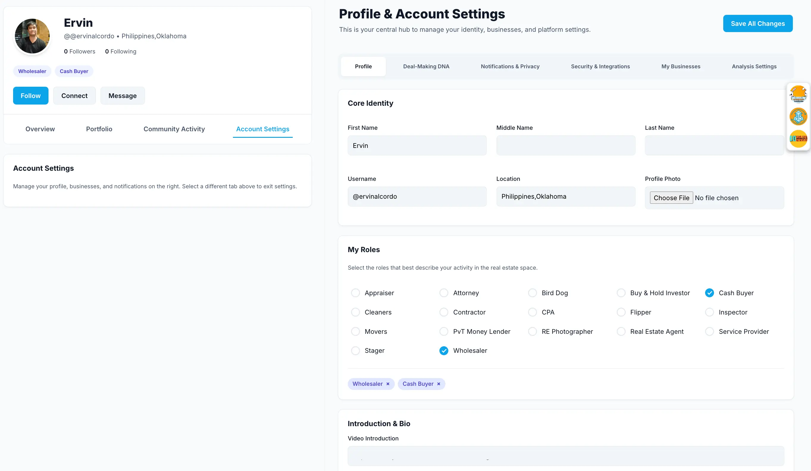 Your REILink Profile Your REI Operating System